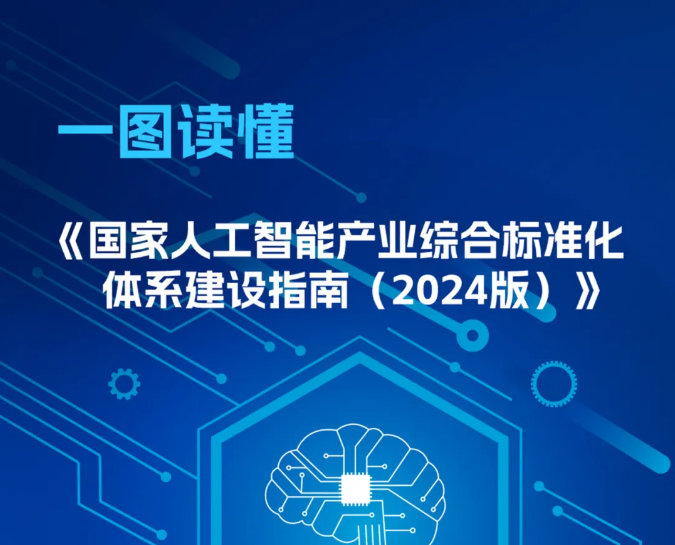 一图读懂《国家人工智能产业综合标准化体系建设指南（2024版）》